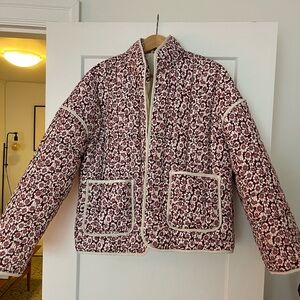 Pink floral jacket